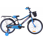 Detský bicykel 20 Fuzlu Thor čierno-modrý
